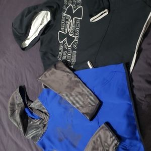 2 under Armour hoodie
